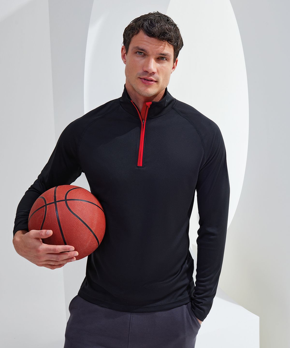 TriDri® Long Sleeve Performance ¼ Zip - Långärmad  ¼ Dragkedja