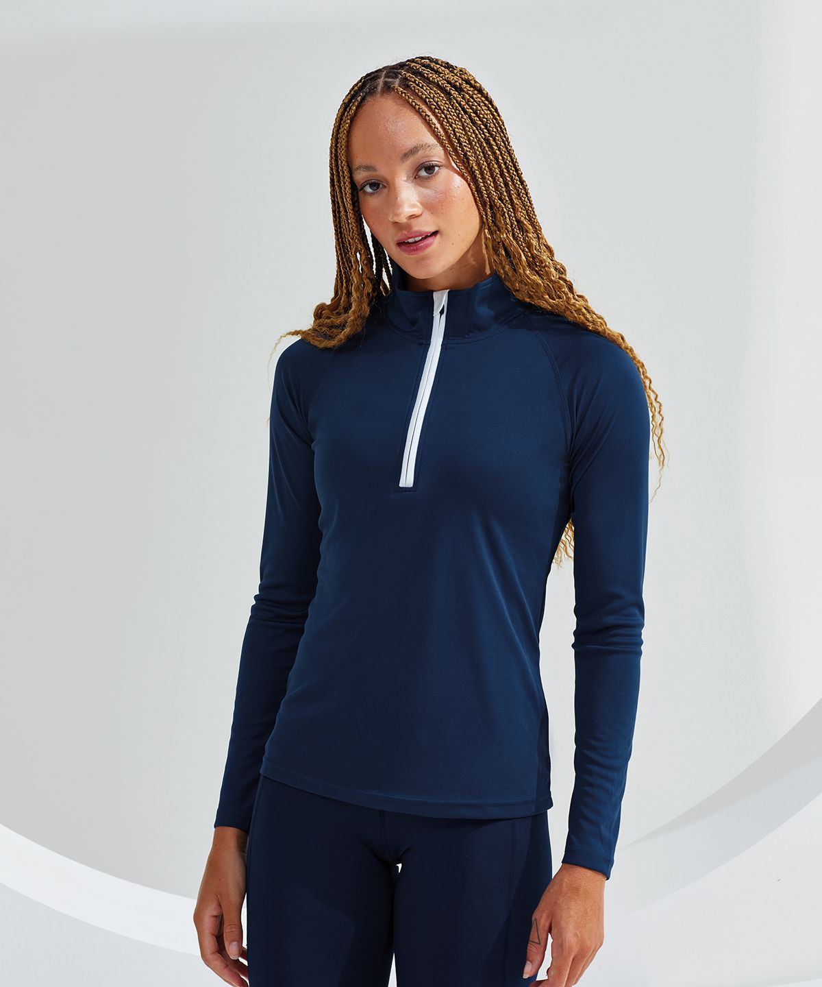 TriDri® Long Sleeve Performance 1/4 Zip Women - Långärmad  ¼ Dragkedja Dam