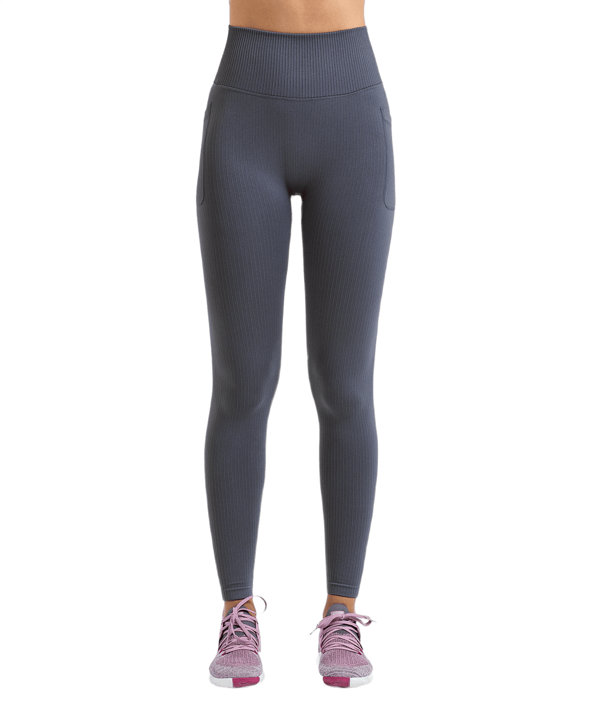Kvinnors ribbad sömlös multi-sport leggings