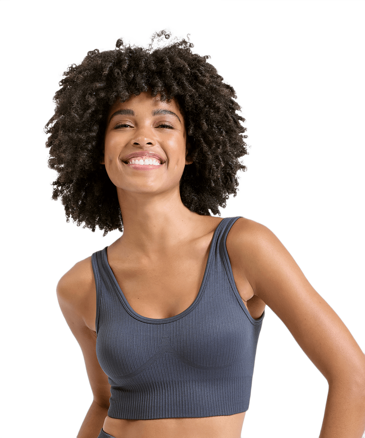 Tridri ribbed seamless multi-sport bra