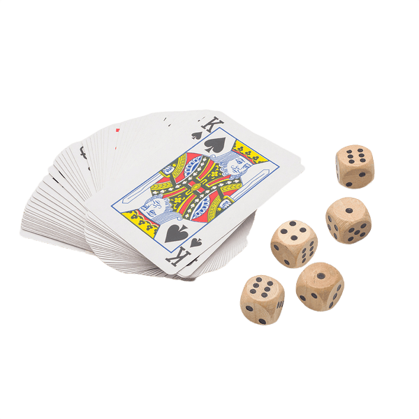 Makao spel set beige
