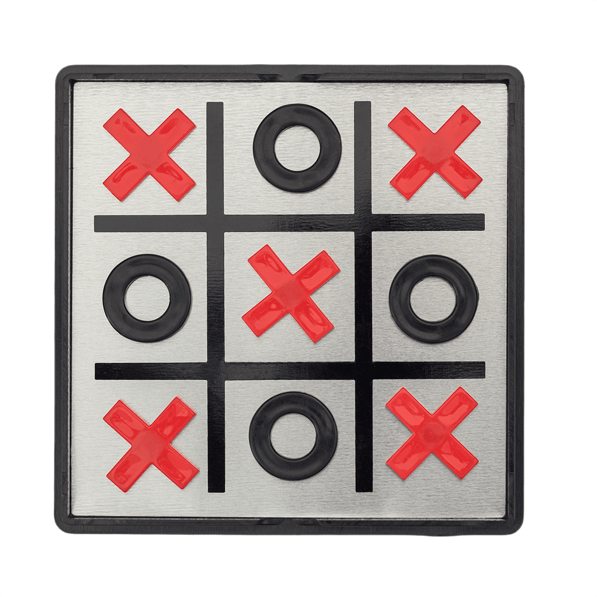 Magnetiskt tic tac toe-spel svart