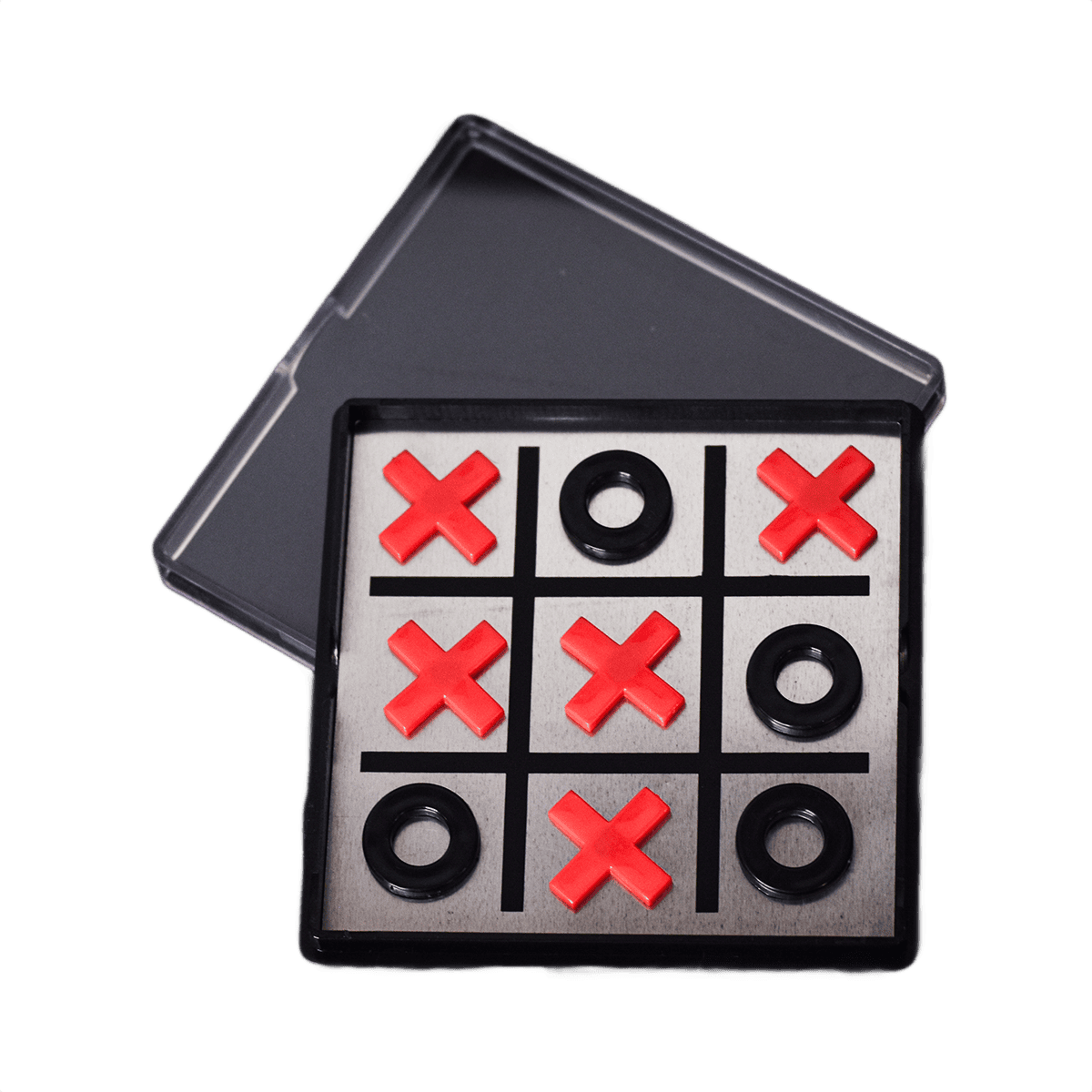 Magnetiskt tic tac toe-spel svart