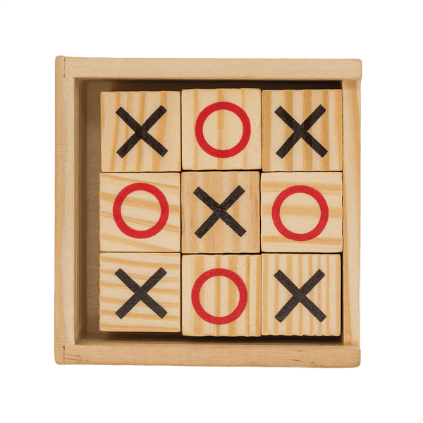 Tic tac toe spel beige