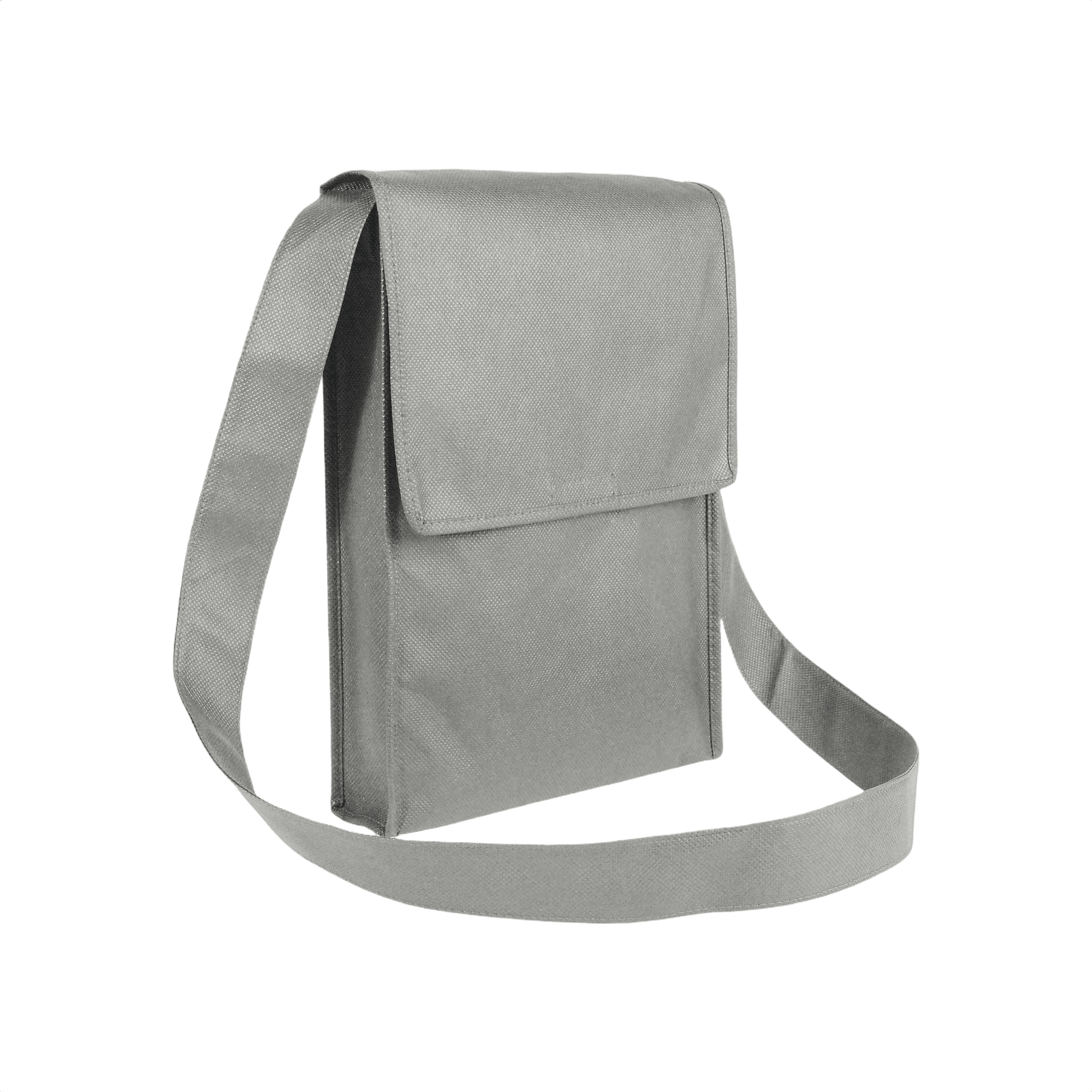 Non-Woven Haversack Shoulder Bag med Bälg 80 G/M2