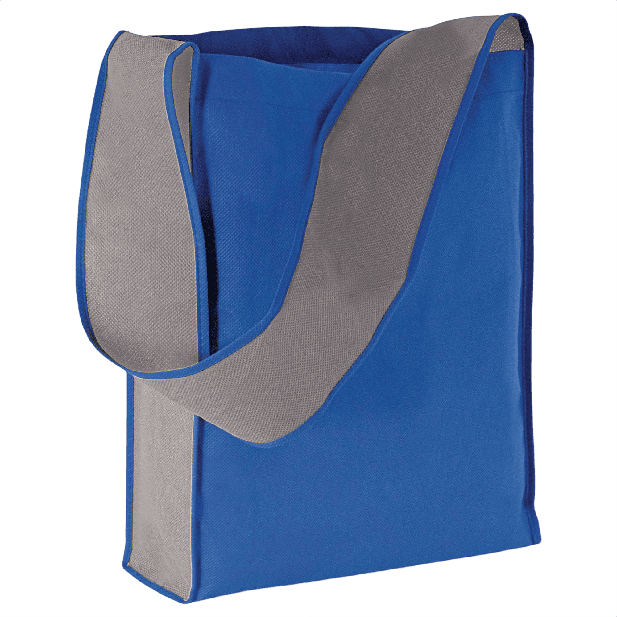 Non-Woven Haversack Shoulder Bag med Bälg 80 G/M2