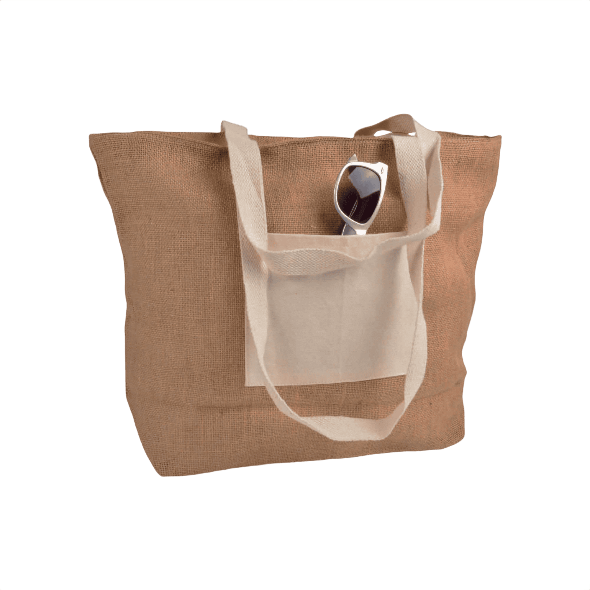 Juteväska Med Dragkedja