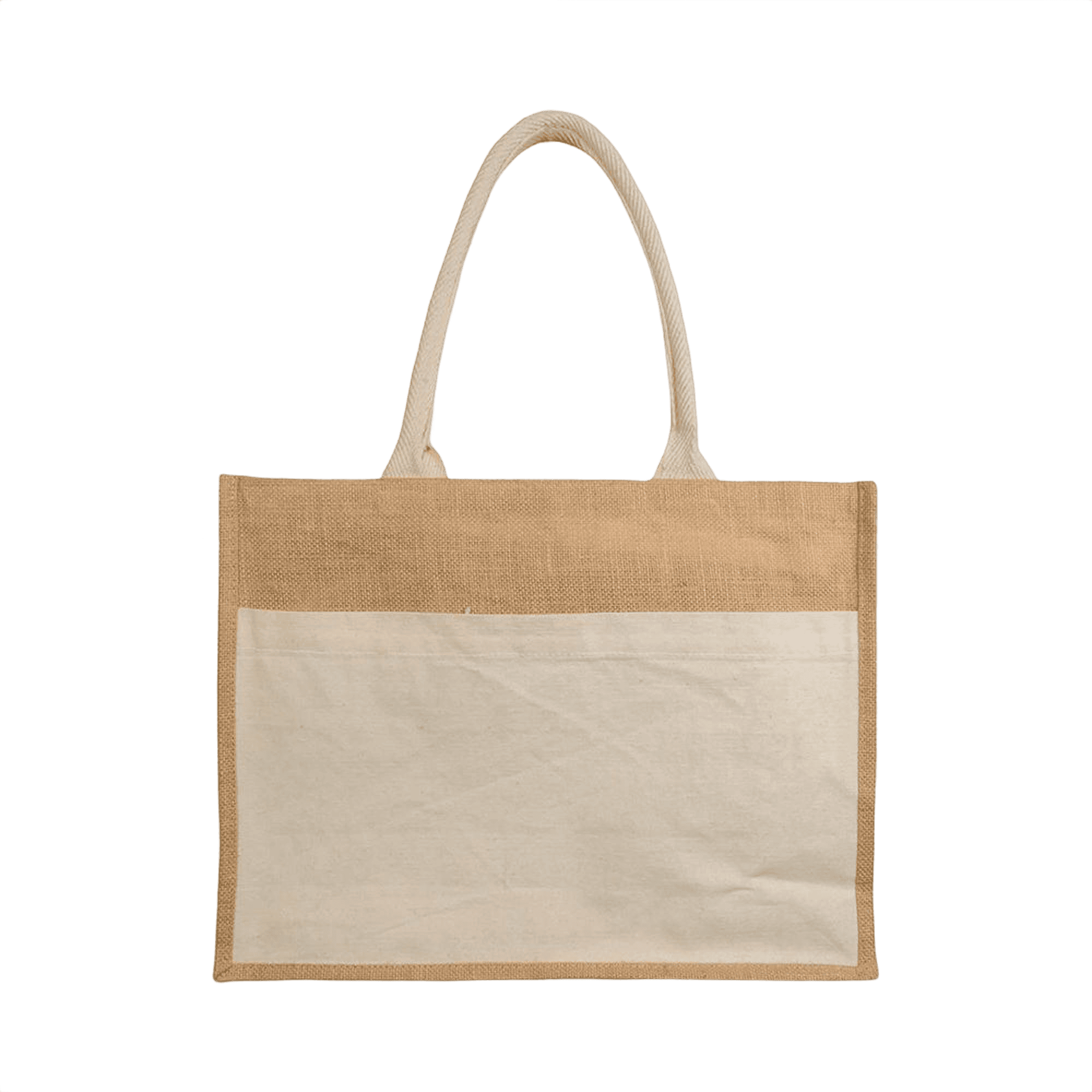 Jute Kasse Med Vaxad Insida