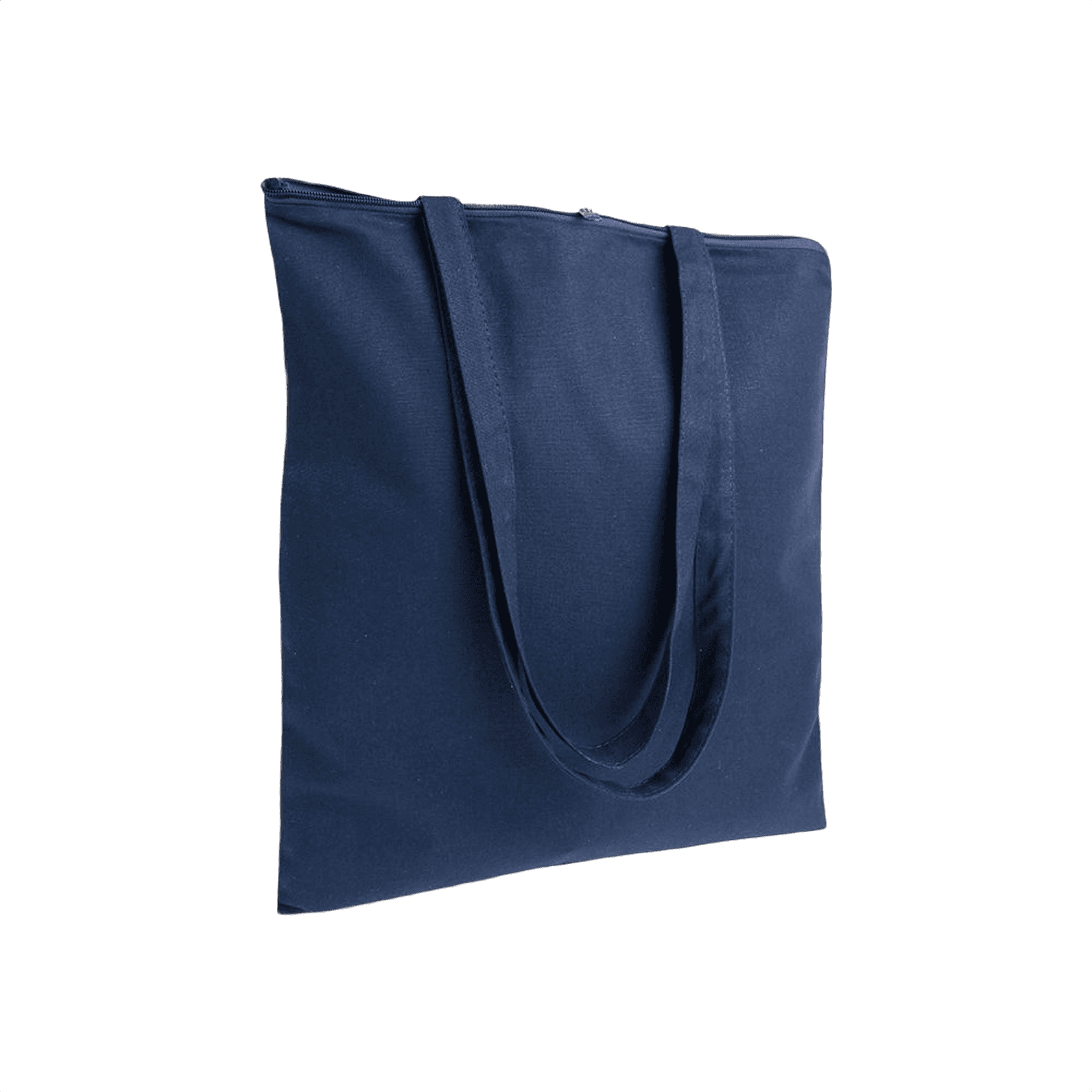 Bomull Shoppingväska Med Dragkedja 220 g/m2