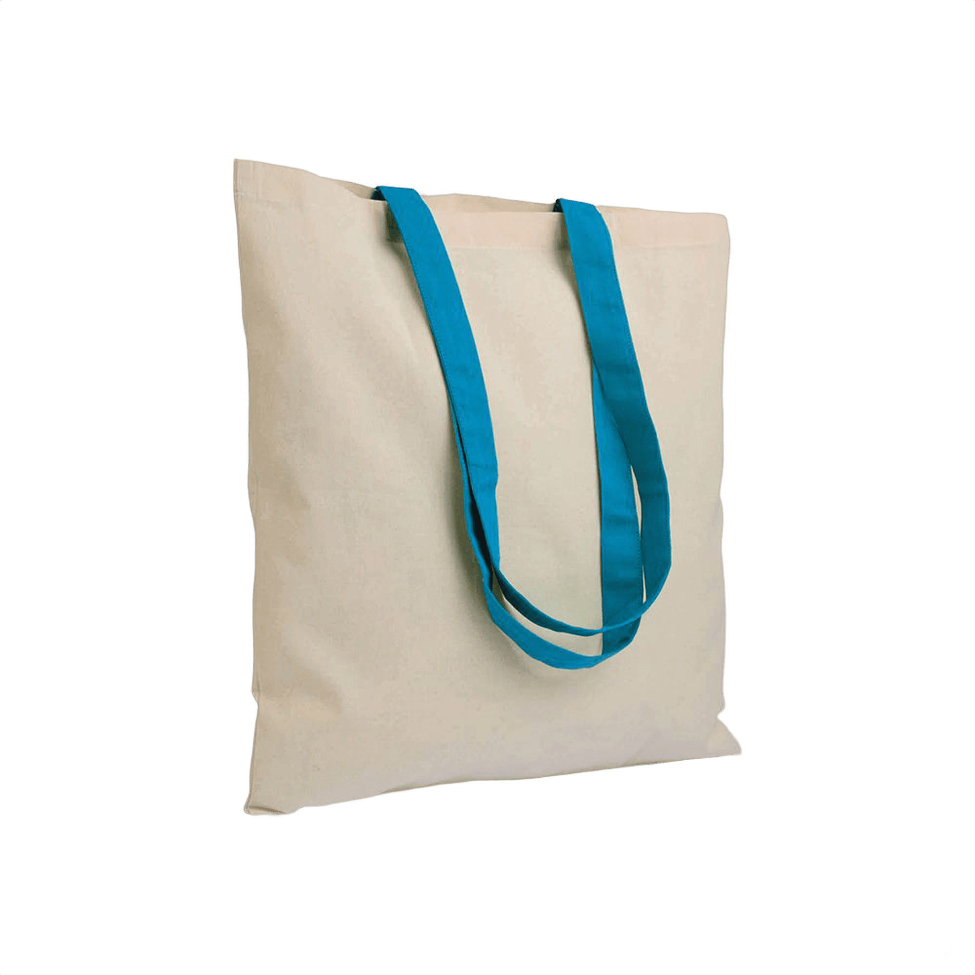 Bomullskasse Med Färgade Handtag