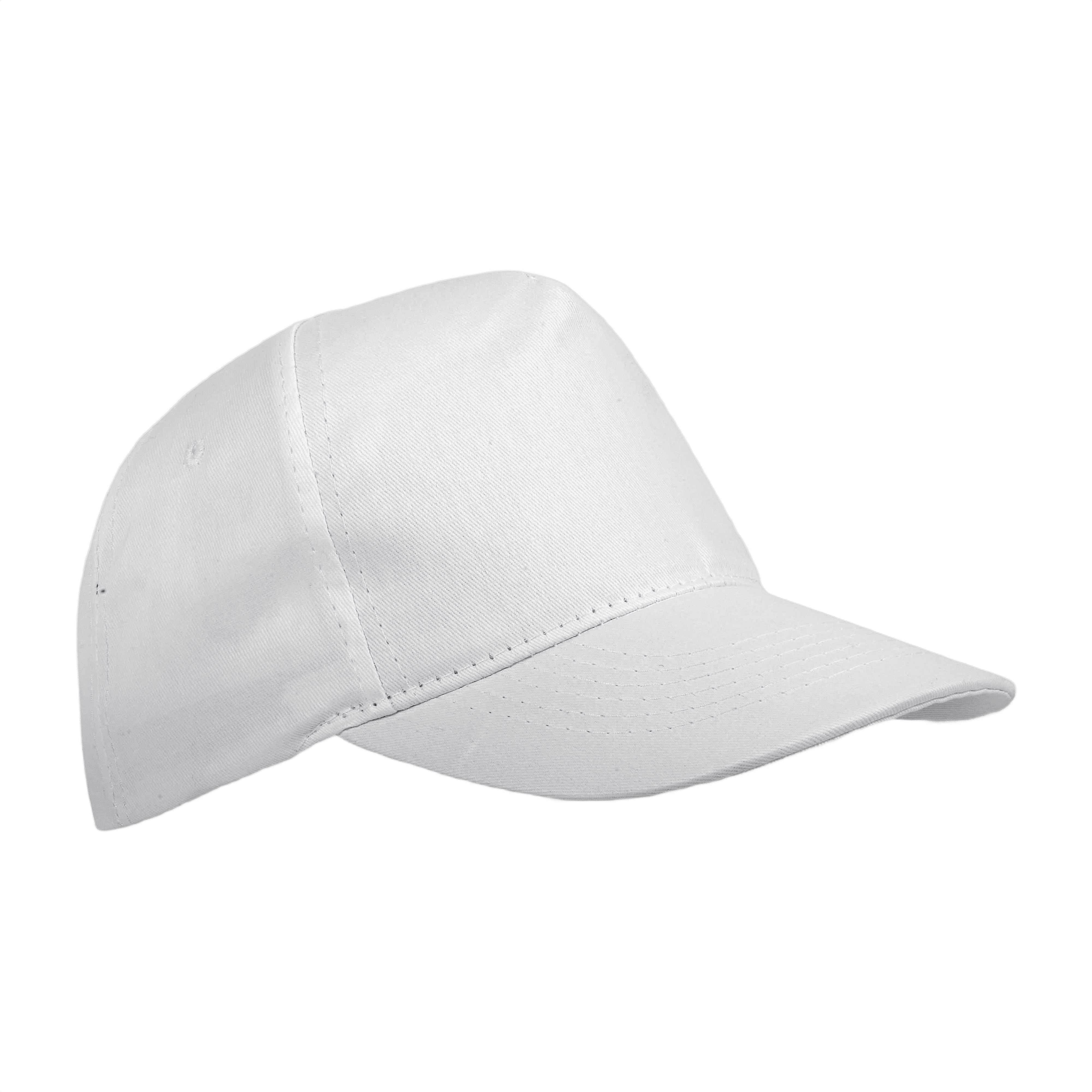 Keps med 5 paneler för barn med justerbar velcro-rem