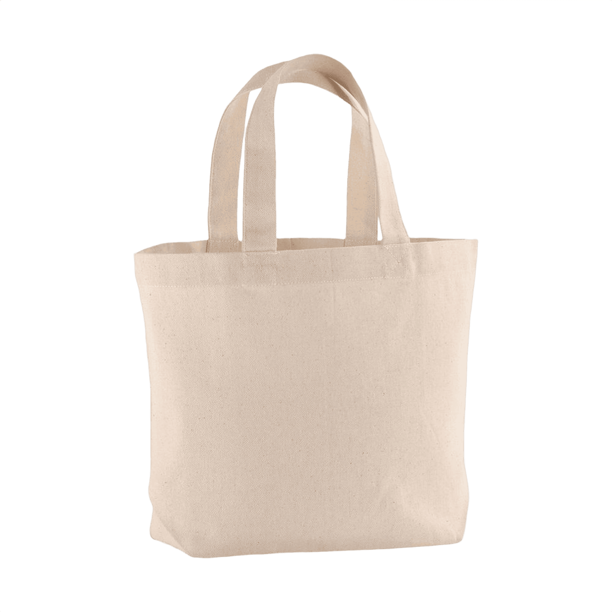 Bomullskasse 120 g/m2 Korta Handtag