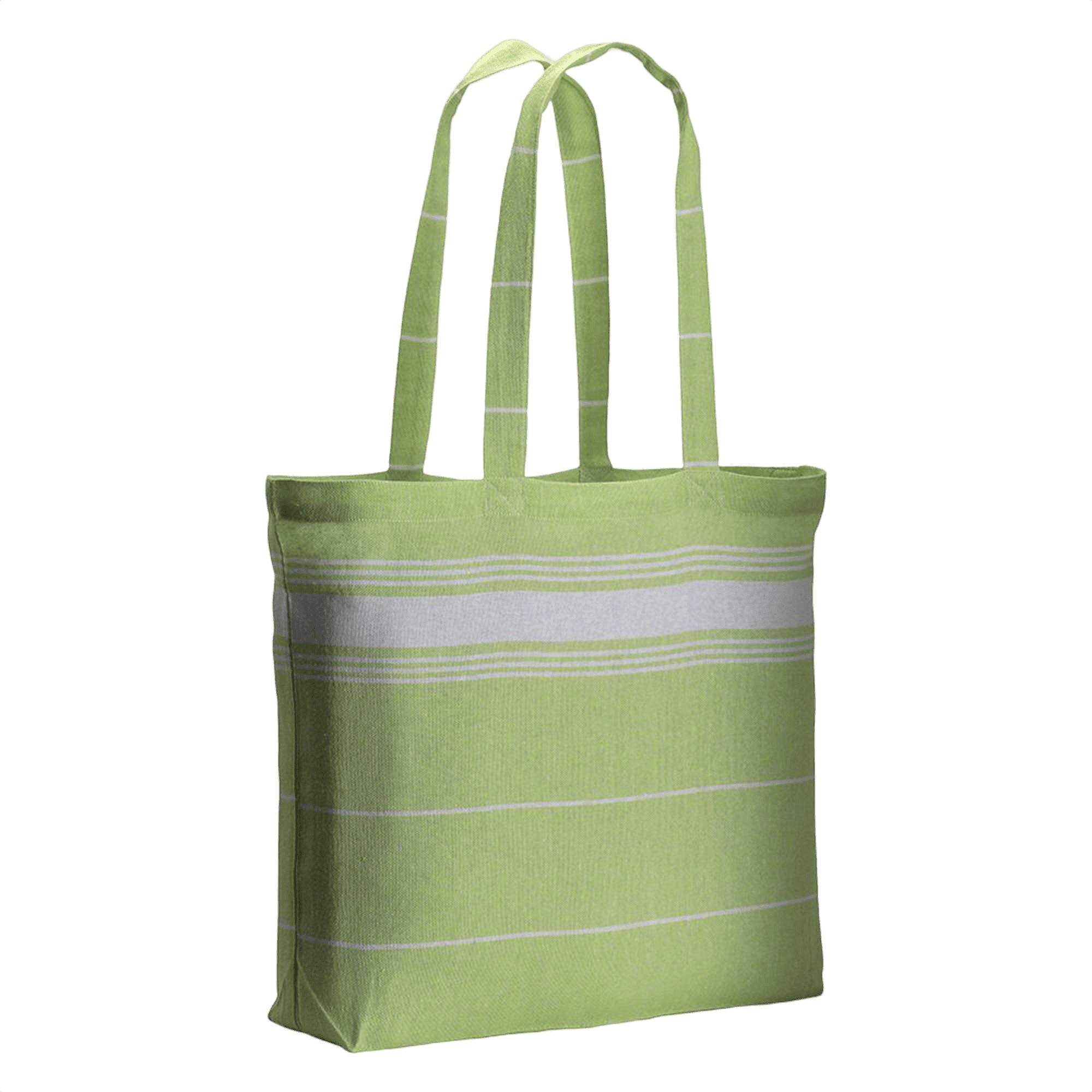 Cotton Fouta Shopping Bag with Long Handles 180 g/m2