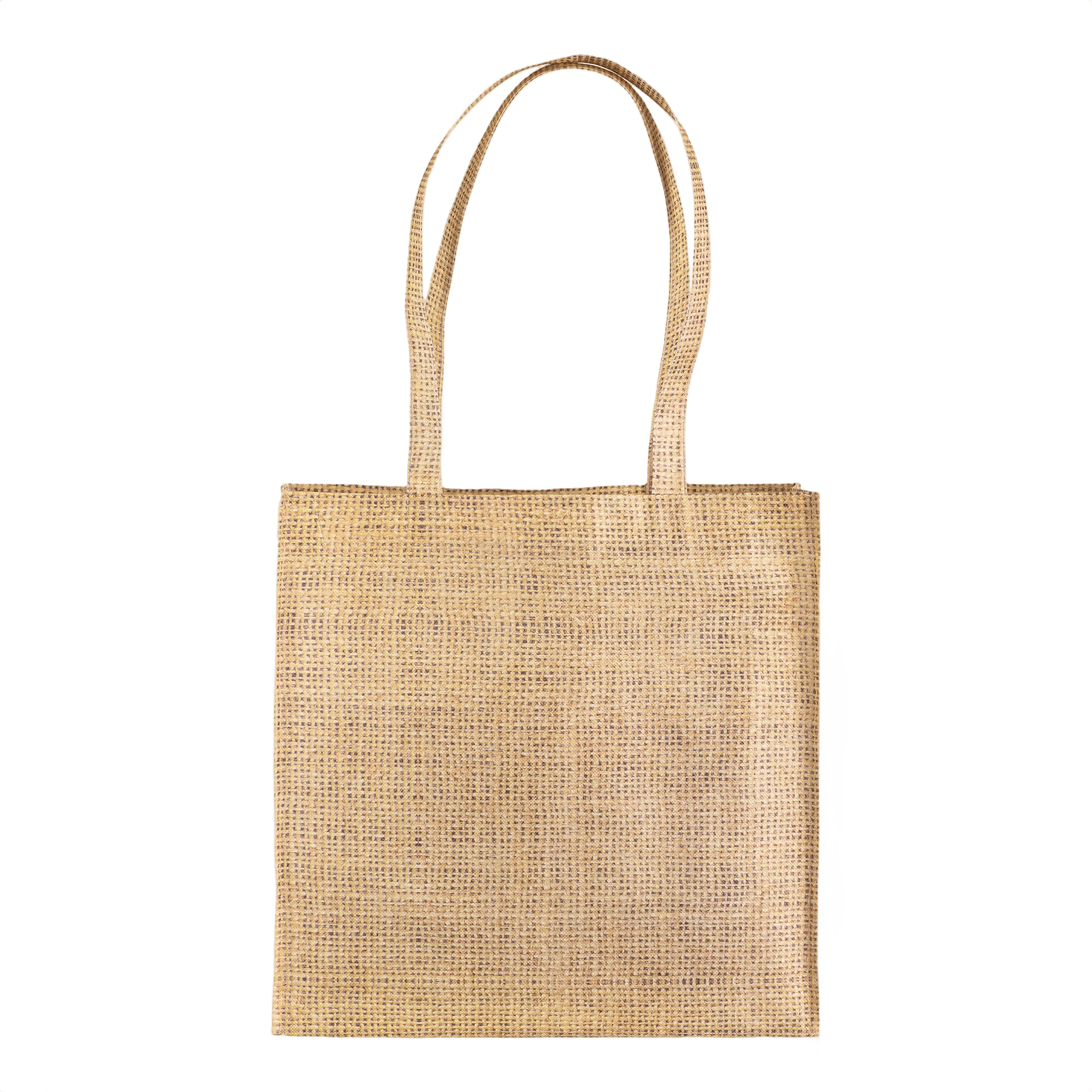 Långa Handtag Shoppingväska med Bälg