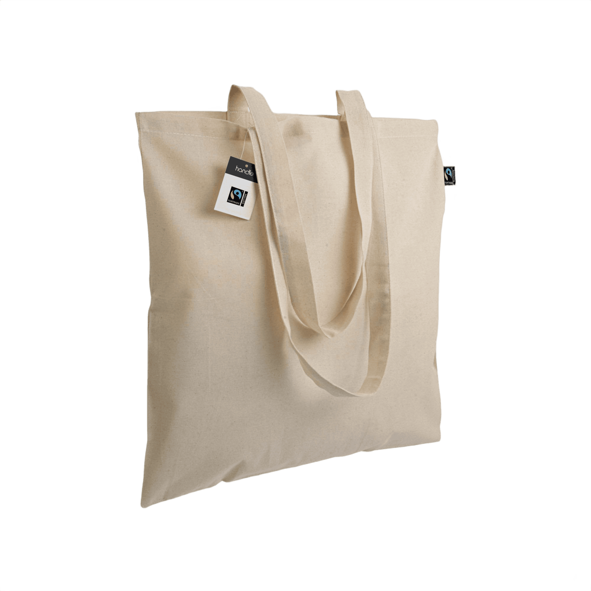 Fairtrade® Shopping Väska Med Långa Handtag 140 g/m2