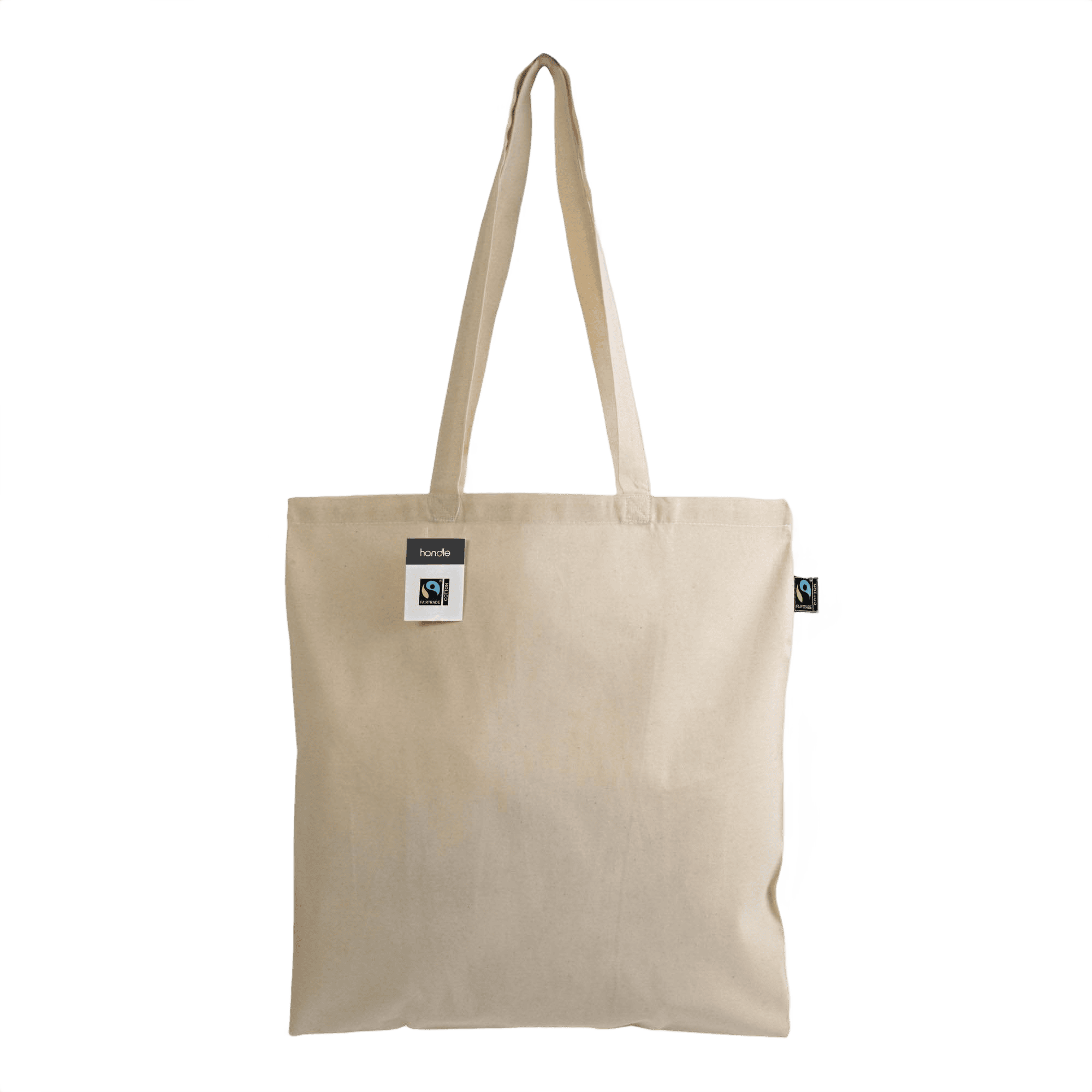 Fairtrade® Shopping Väska Med Långa Handtag 140 g/m2