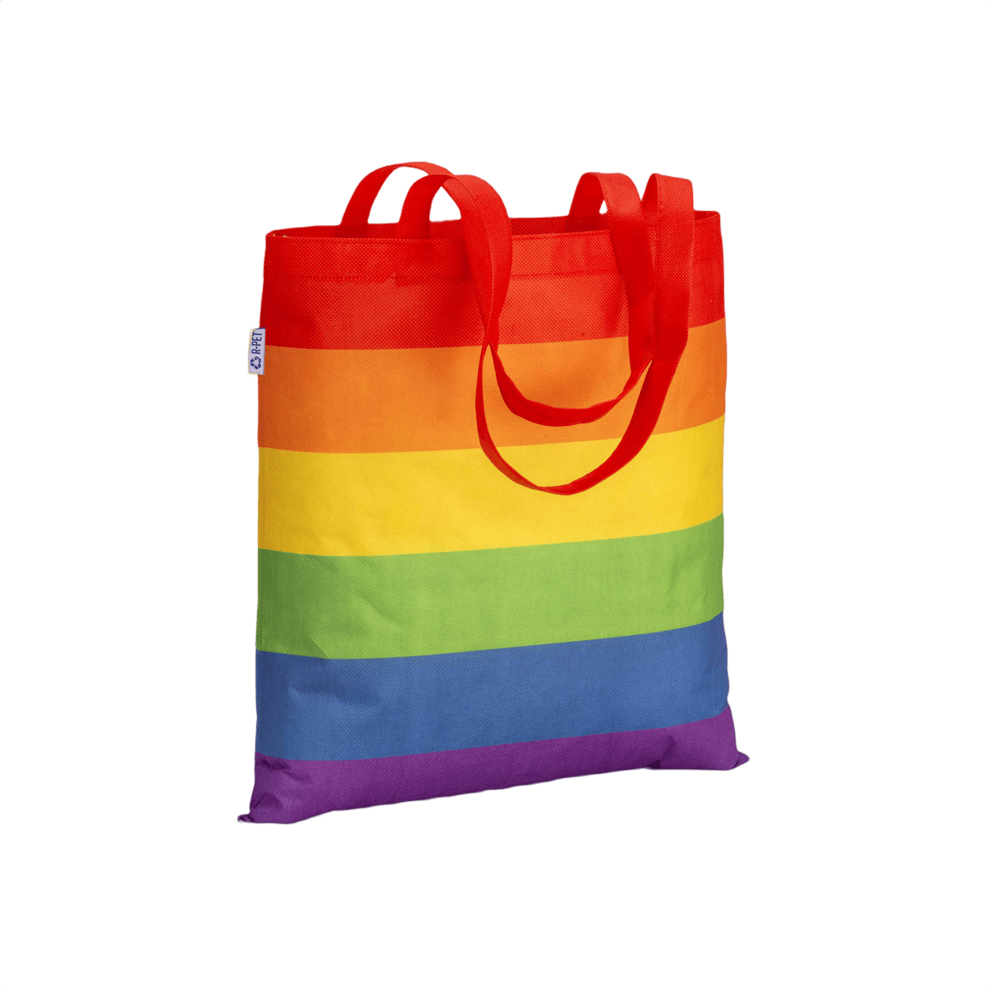 Rainbow Shopping Bag With Long Handles 80 G/M2