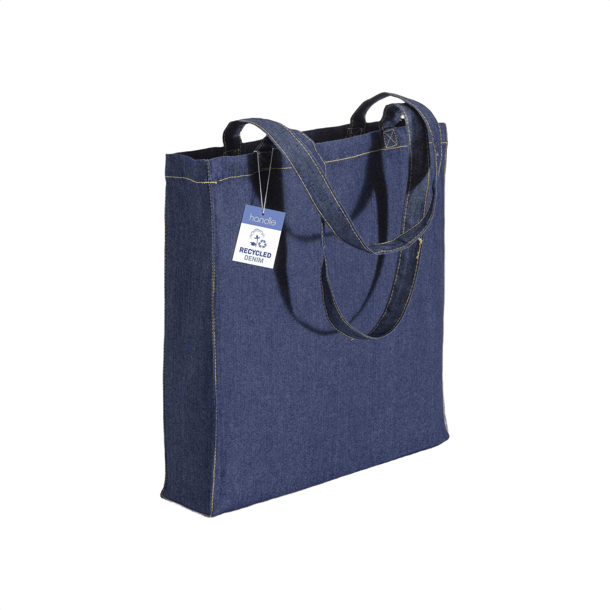 Bomullskasse Med Långa Handtag 180 g/m2