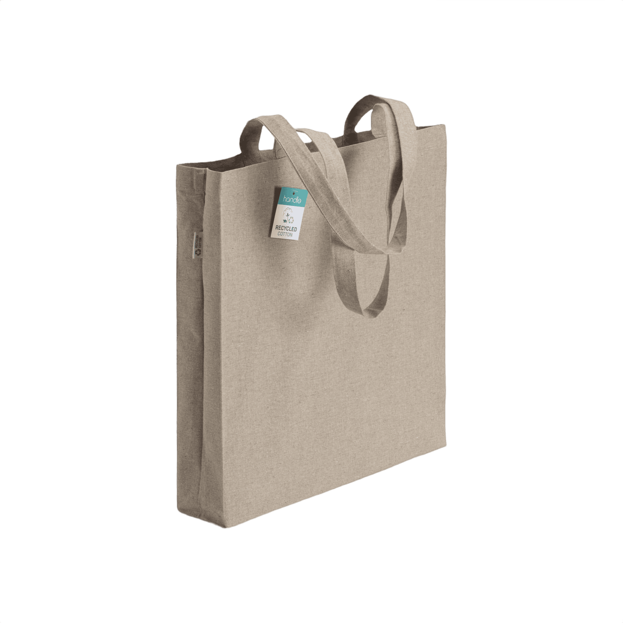 Bomullskasse Med Långa Handtag 190 g/m²