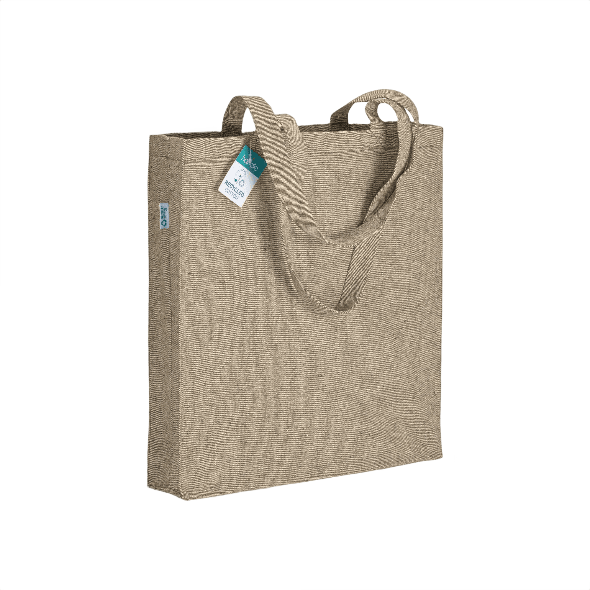 Bomull Shopping Väska Med Långa Handtag 280 g/m2