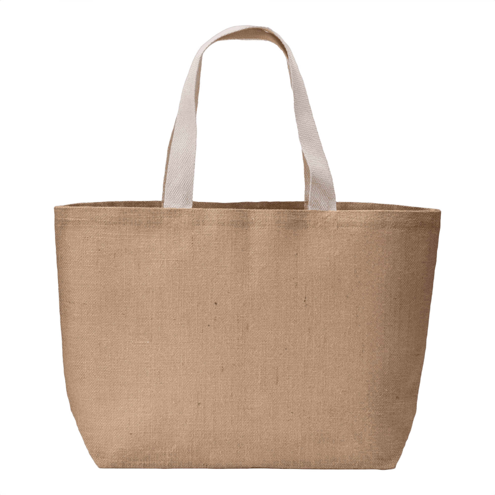 Juteshoppingväska Med Bottenflik