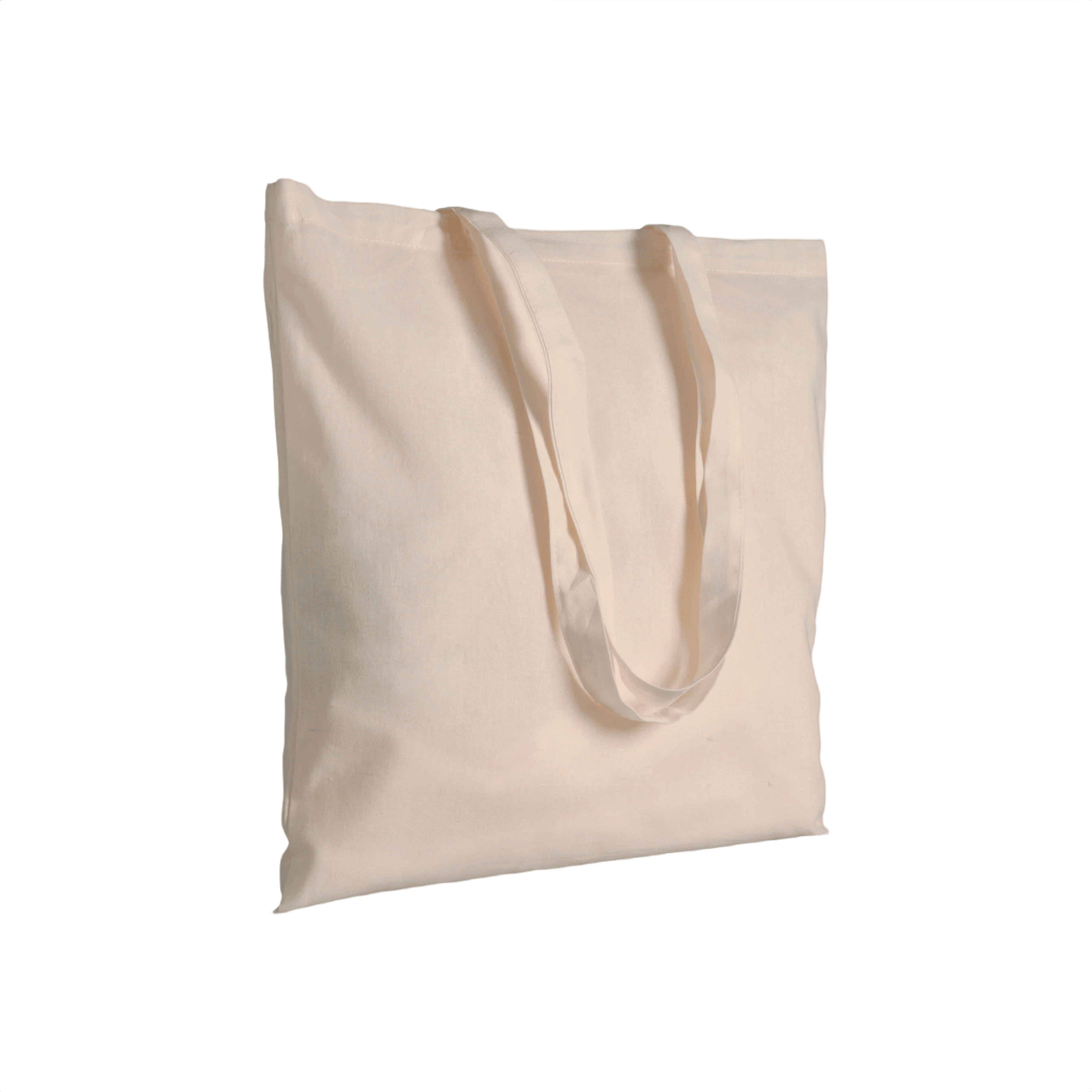 Bomulls Shopper Väska Långa Handtag 120 g/m2