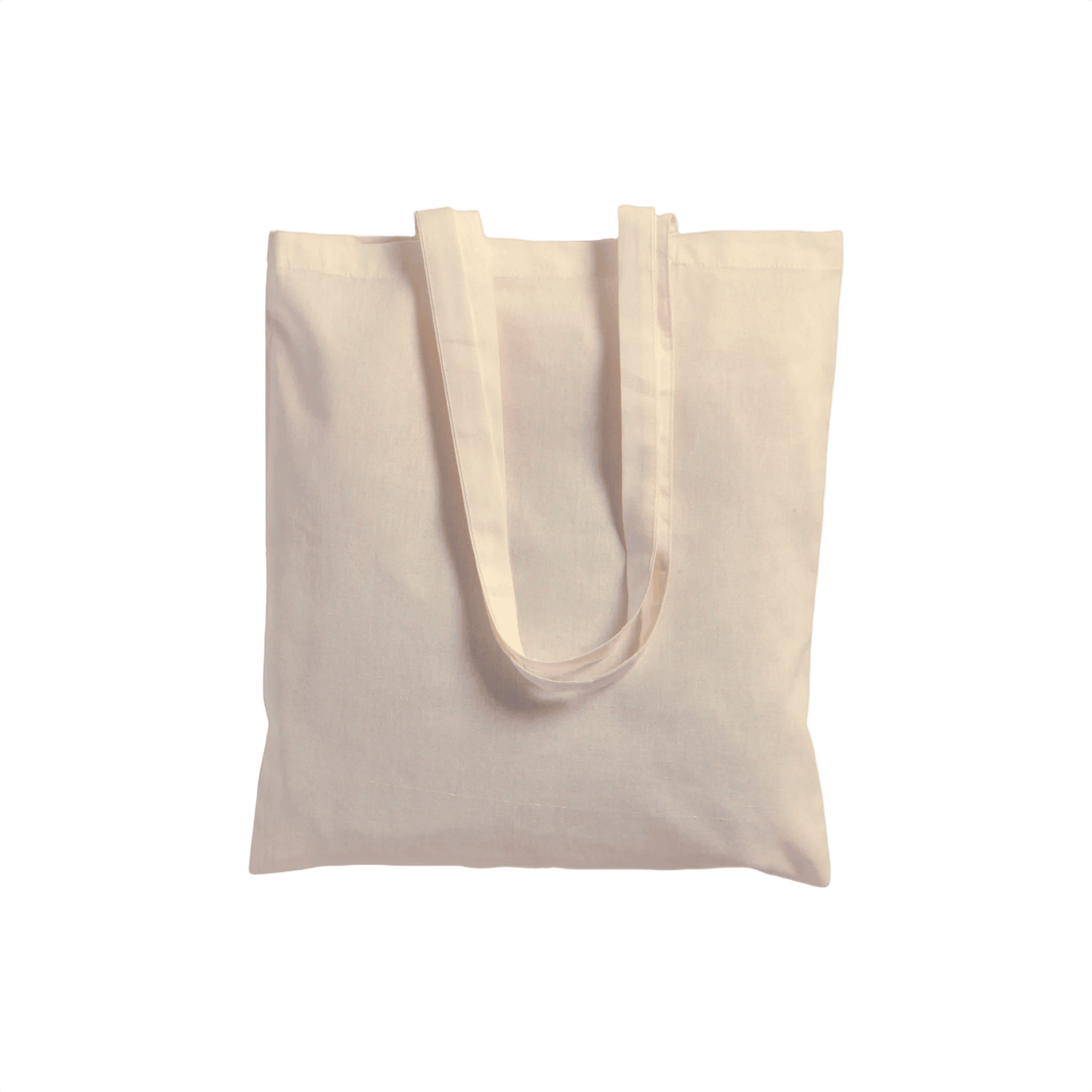 Bomulls Shopper Väska Långa Handtag 120 g/m2