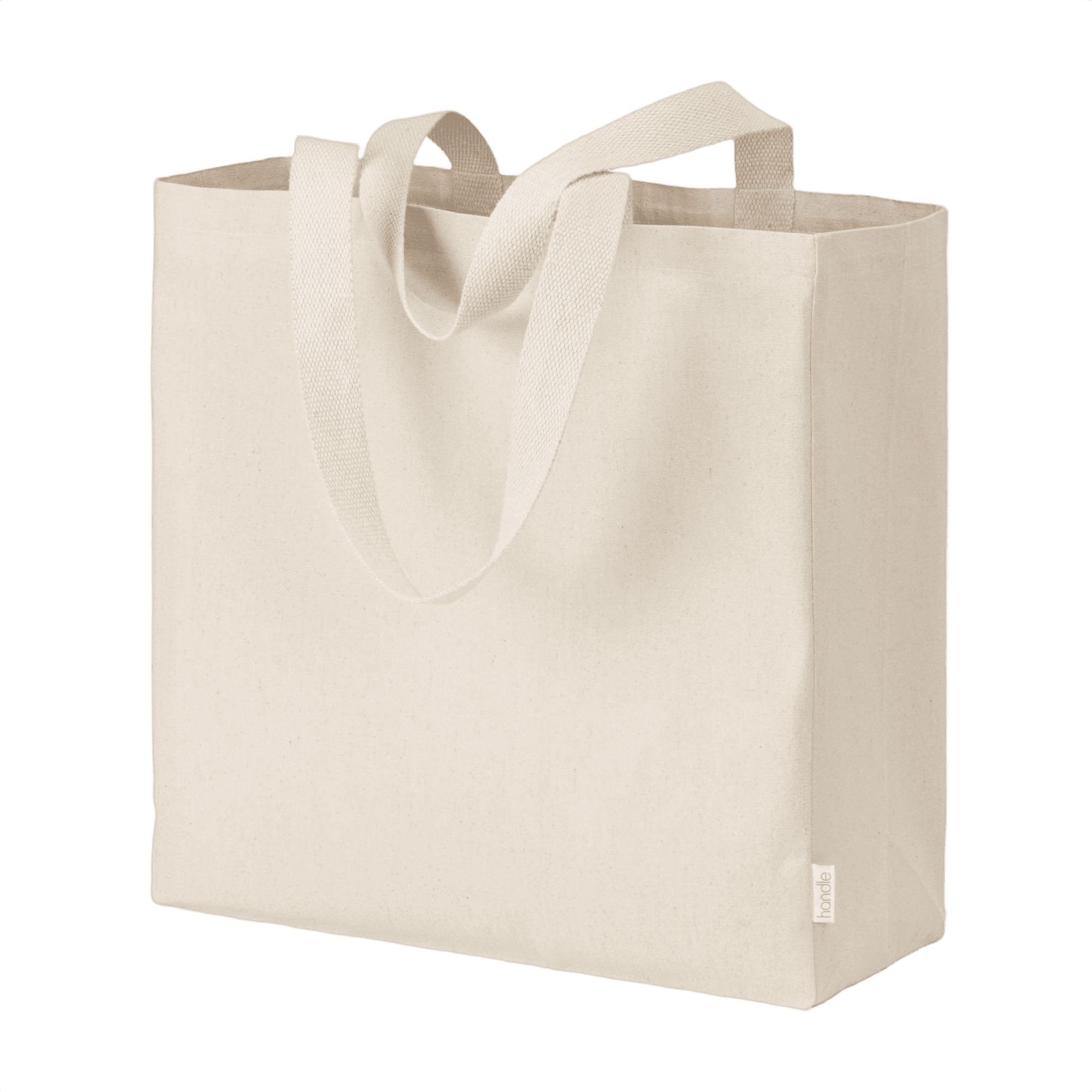 Maxi Shopper Bag med färgade handtag 280 G/M2