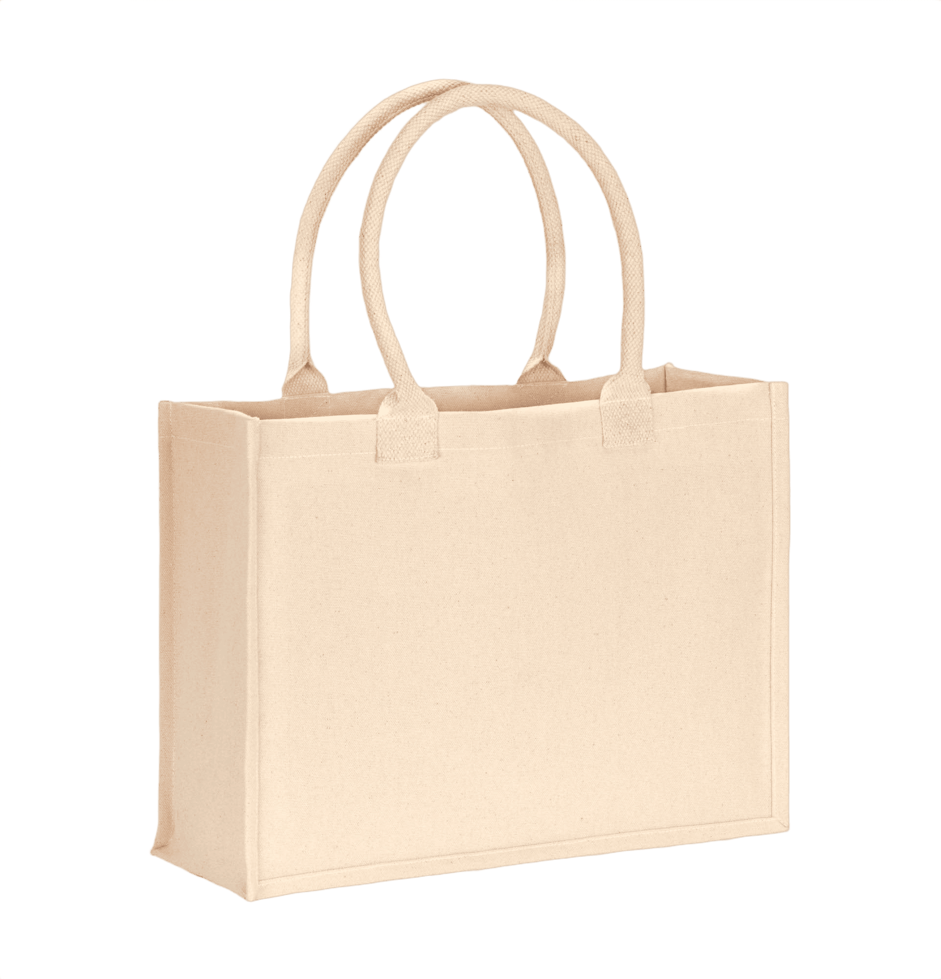 Bomull Laminerad Shopper Väska 300 G/M2