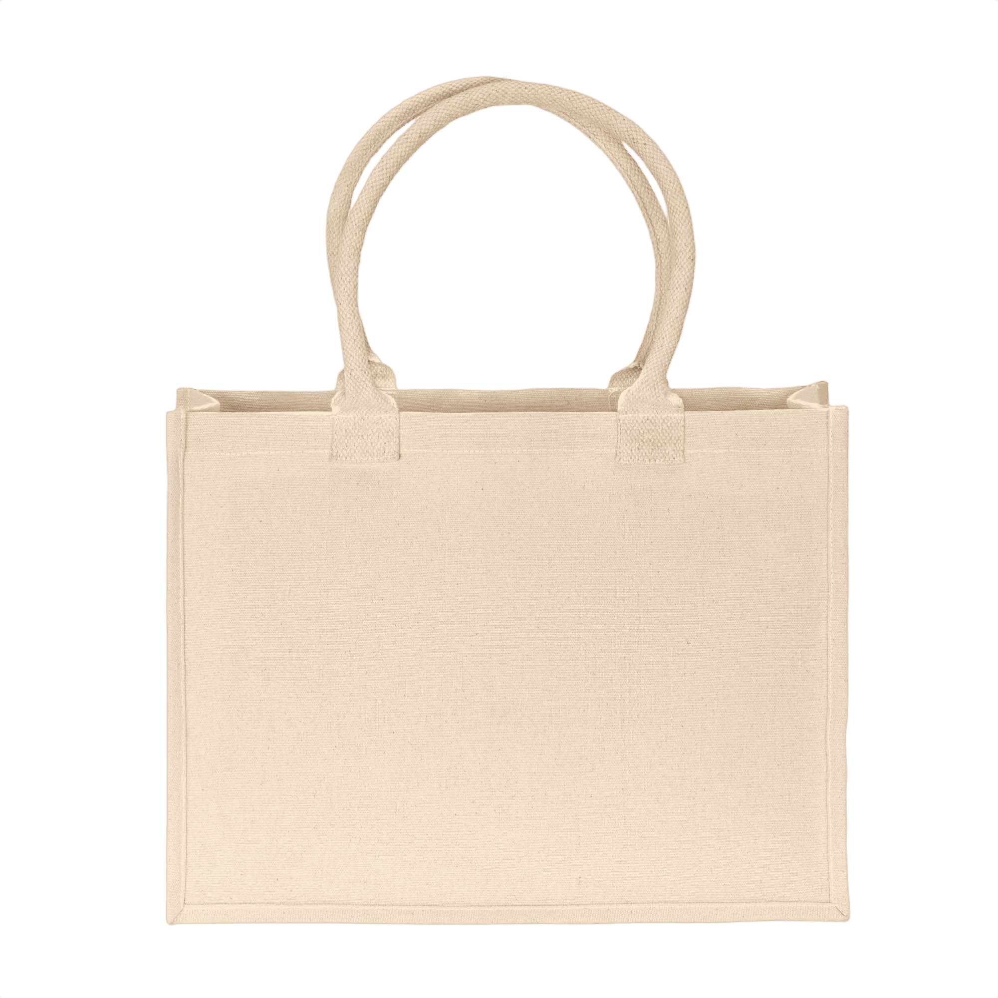 Bomull Laminerad Shopper Väska 300 G/M2