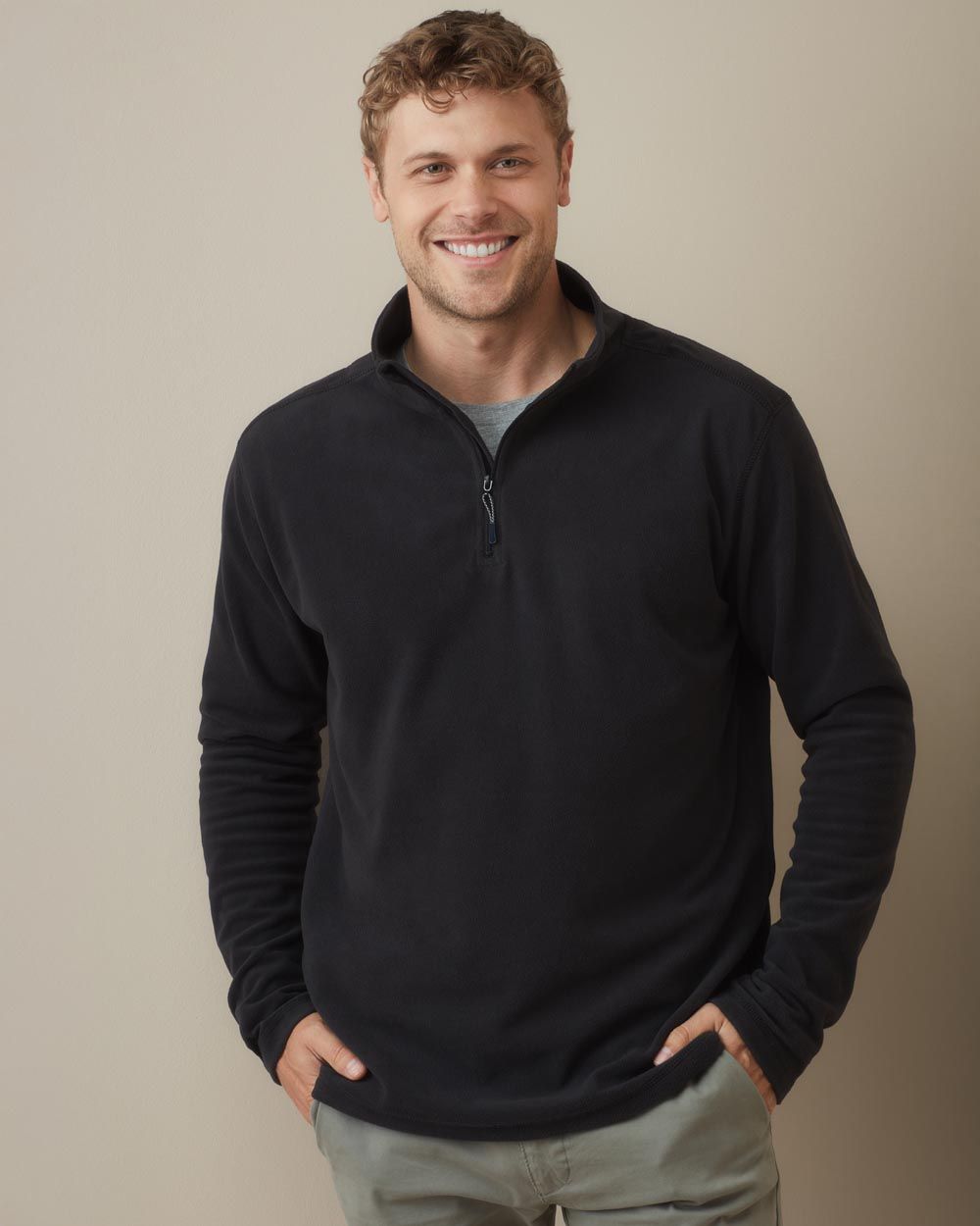 Stedman Classic Fleece Half-Zip Herr