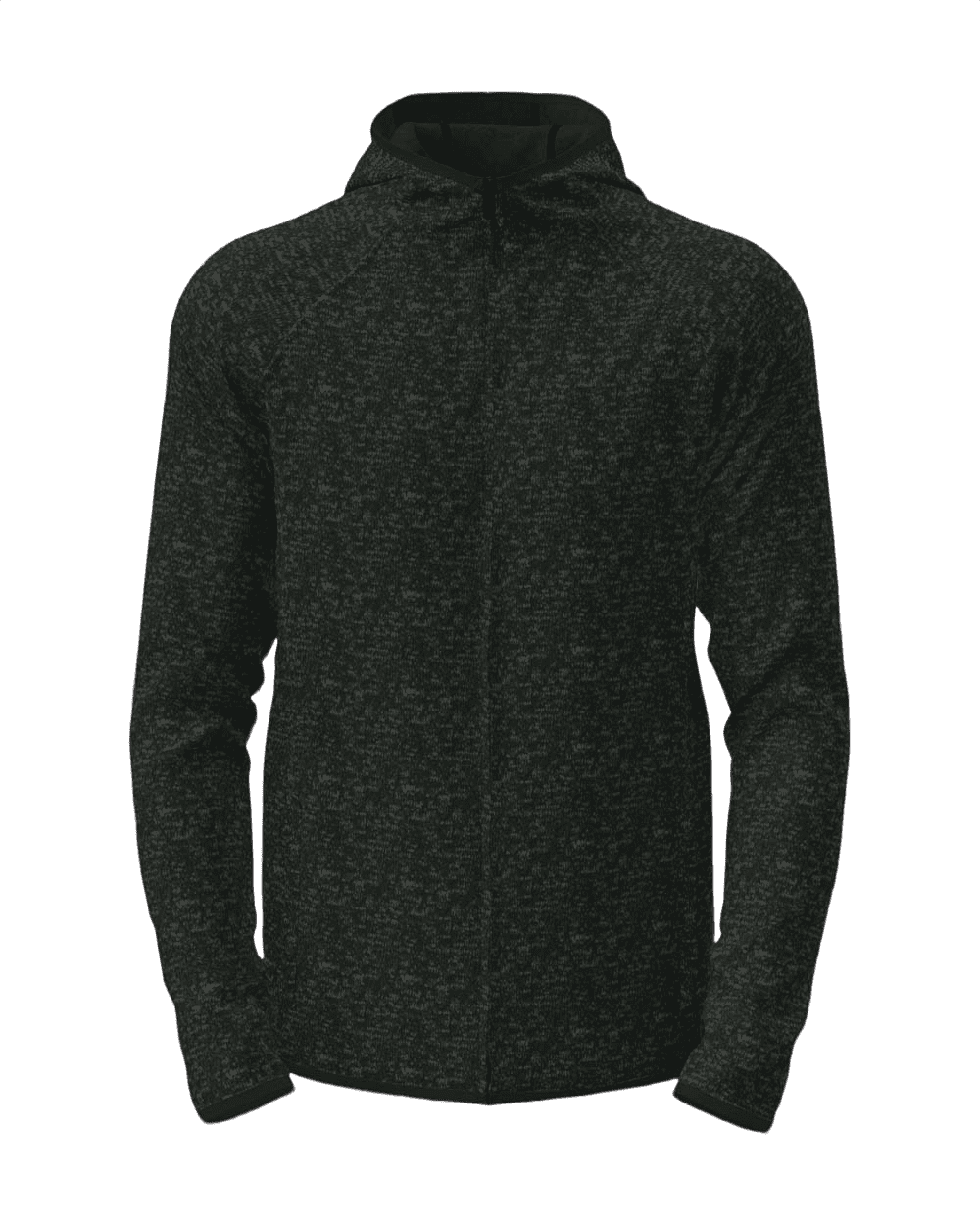 Stedman Lux Stickad Fleece Jacka med huva Herr