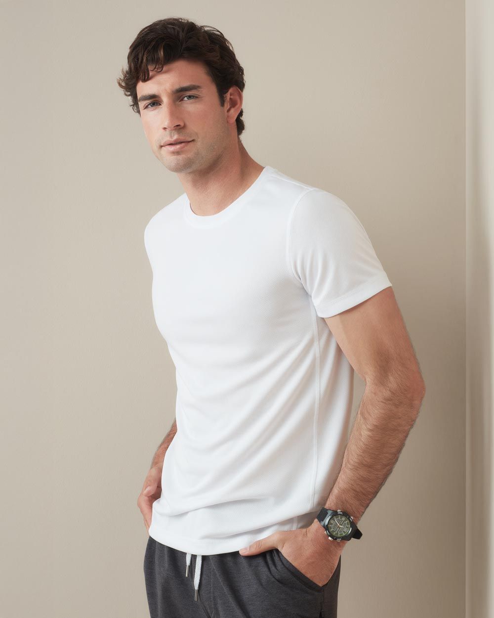 Stedman Mesh T Tröja Med Halsringning Herr