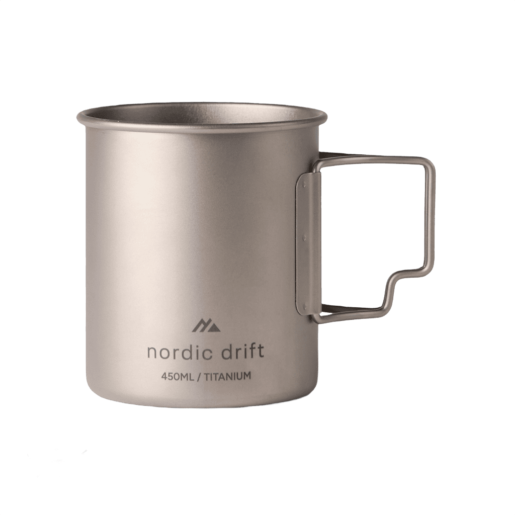 Nordic Trail ultralight titanium mug 450 ml